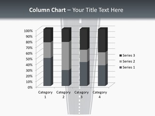 A Brochure With A Picture Of A Tall Building PowerPoint Template