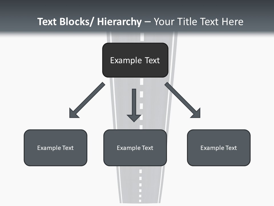 A Brochure With A Picture Of A Tall Building PowerPoint Template