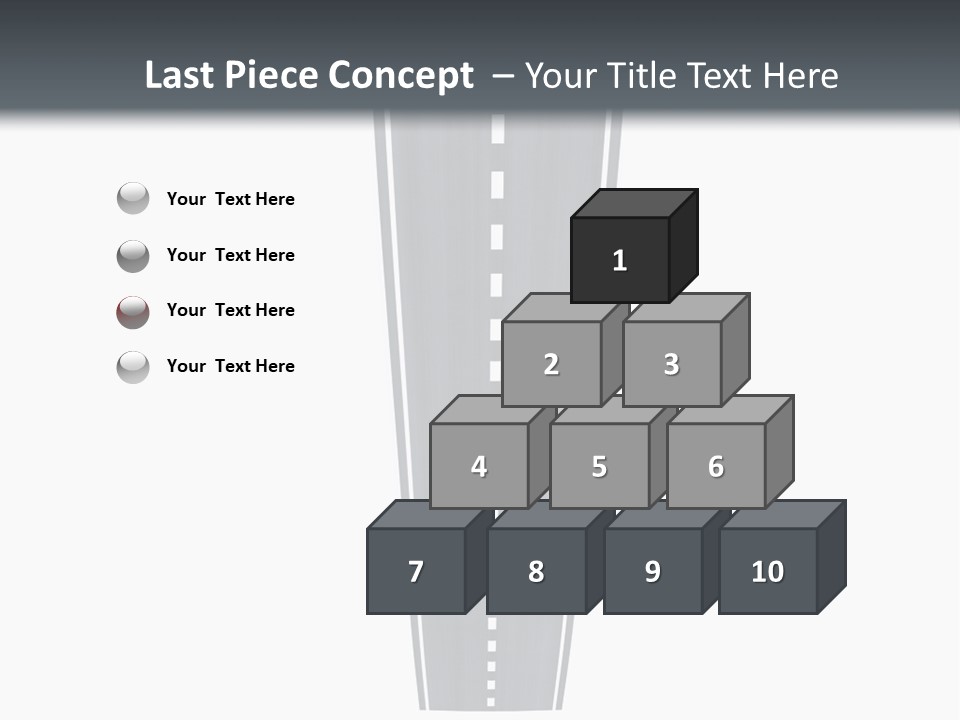 A Brochure With A Picture Of A Tall Building PowerPoint Template