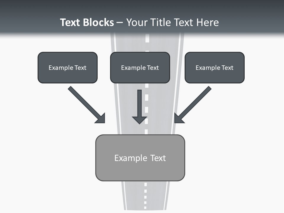 A Brochure With A Picture Of A Tall Building PowerPoint Template