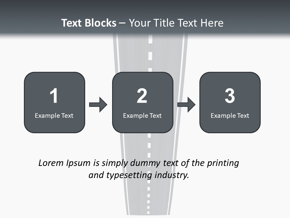 A Brochure With A Picture Of A Tall Building PowerPoint Template