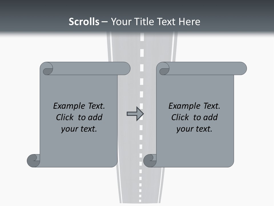 A Brochure With A Picture Of A Tall Building PowerPoint Template