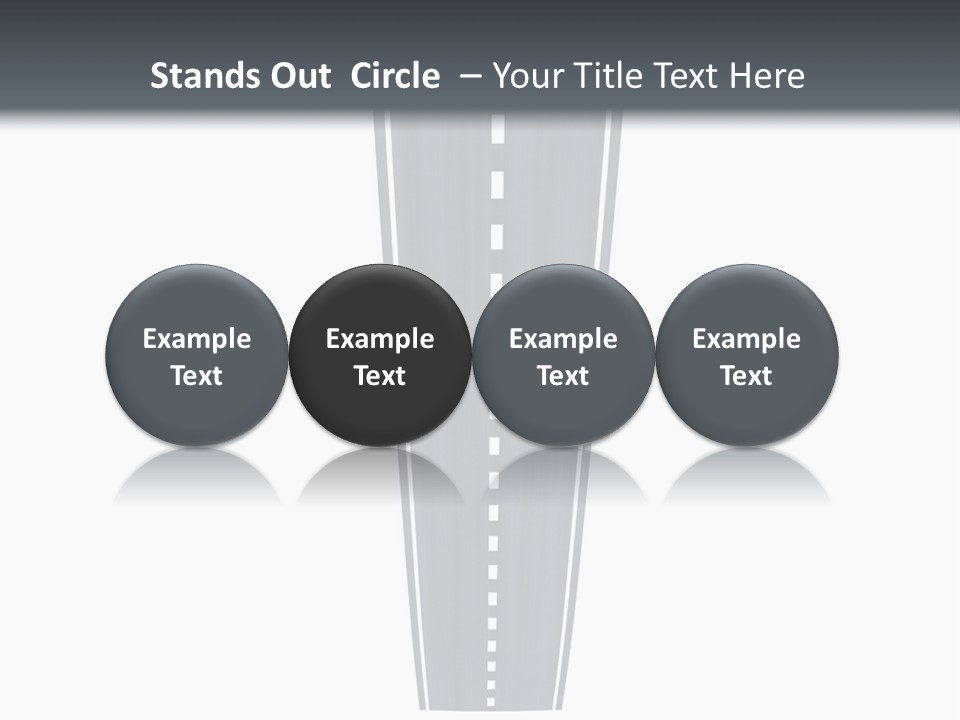 A Brochure With A Picture Of A Tall Building PowerPoint Template