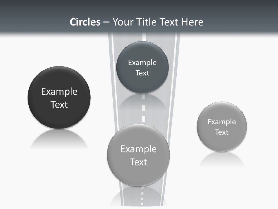 A Brochure With A Picture Of A Tall Building PowerPoint Template