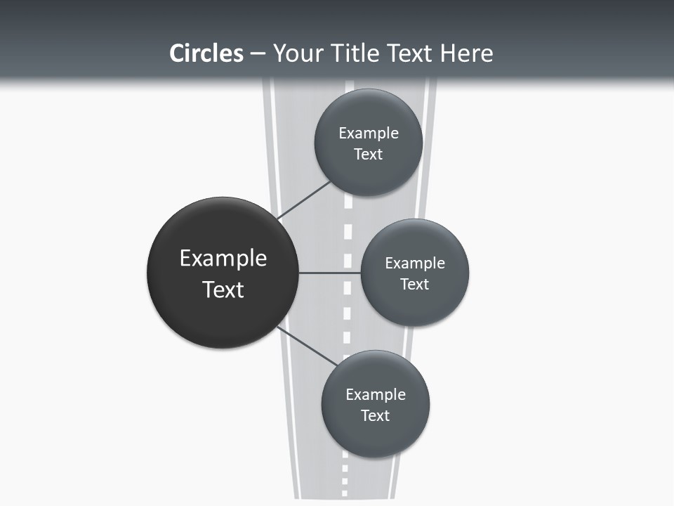 A Brochure With A Picture Of A Tall Building PowerPoint Template