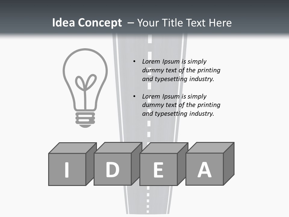 A Brochure With A Picture Of A Tall Building PowerPoint Template