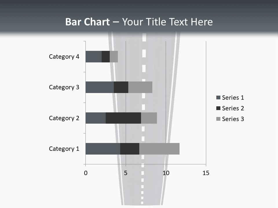 A Brochure With A Picture Of A Tall Building PowerPoint Template