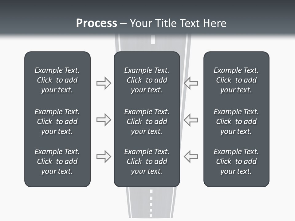 A Brochure With A Picture Of A Tall Building PowerPoint Template