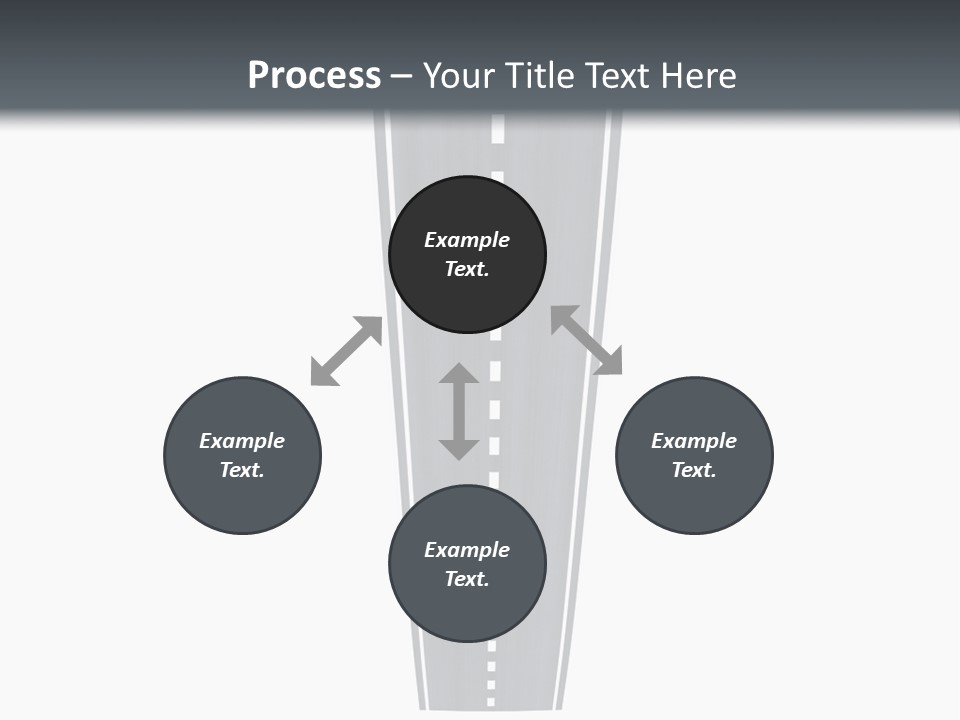 A Brochure With A Picture Of A Tall Building PowerPoint Template