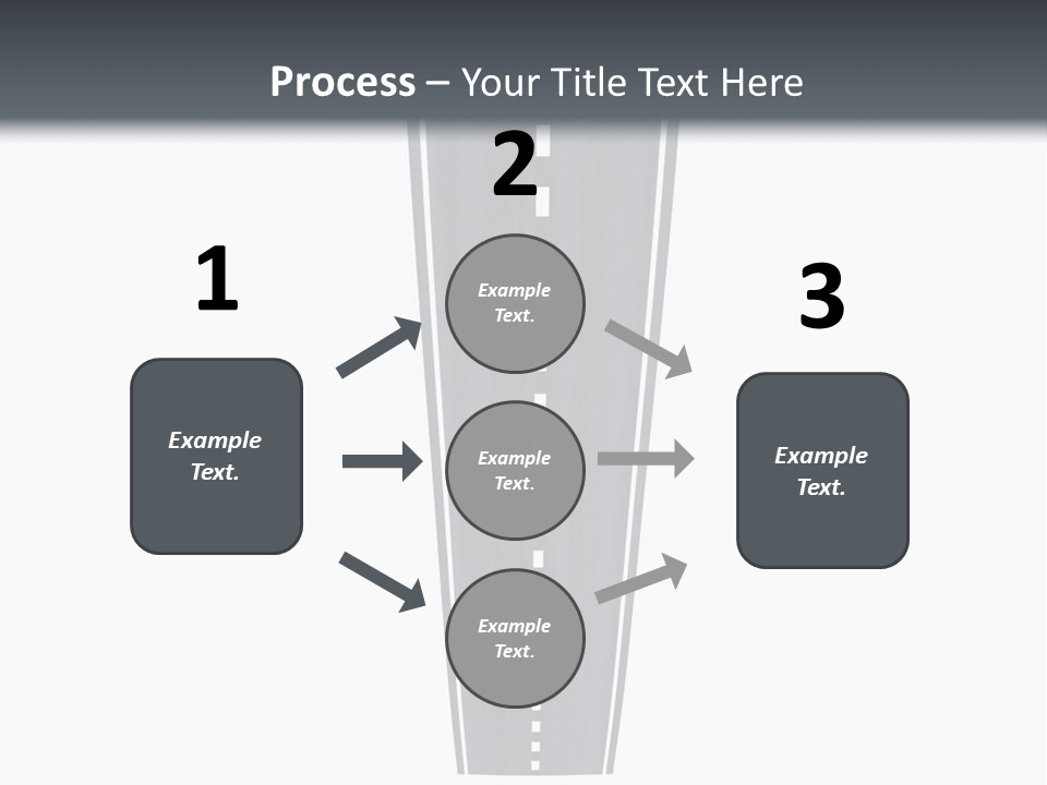 A Brochure With A Picture Of A Tall Building PowerPoint Template