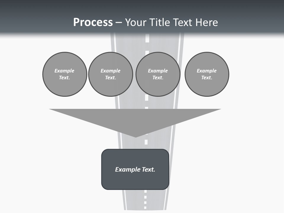 A Brochure With A Picture Of A Tall Building PowerPoint Template