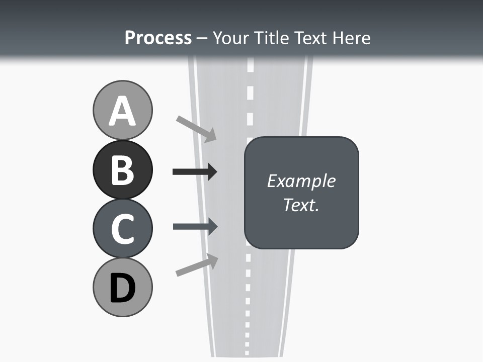 A Brochure With A Picture Of A Tall Building PowerPoint Template