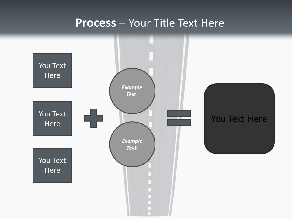 A Brochure With A Picture Of A Tall Building PowerPoint Template