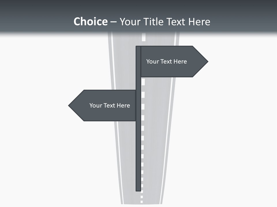 A Brochure With A Picture Of A Tall Building PowerPoint Template