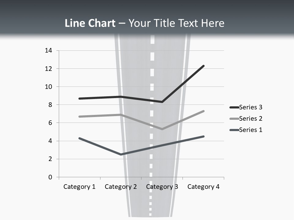 A Brochure With A Picture Of A Tall Building PowerPoint Template