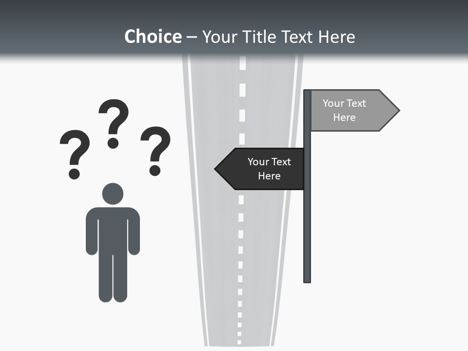 A Brochure With A Picture Of A Tall Building PowerPoint Template