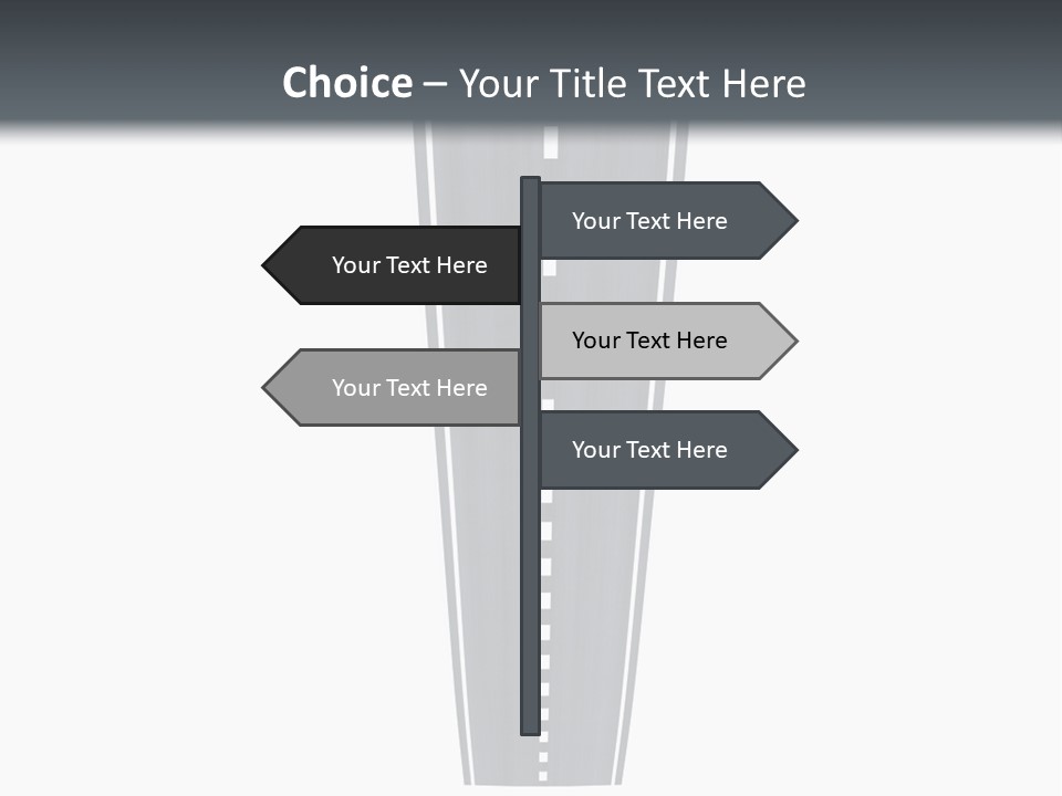 A Brochure With A Picture Of A Tall Building PowerPoint Template