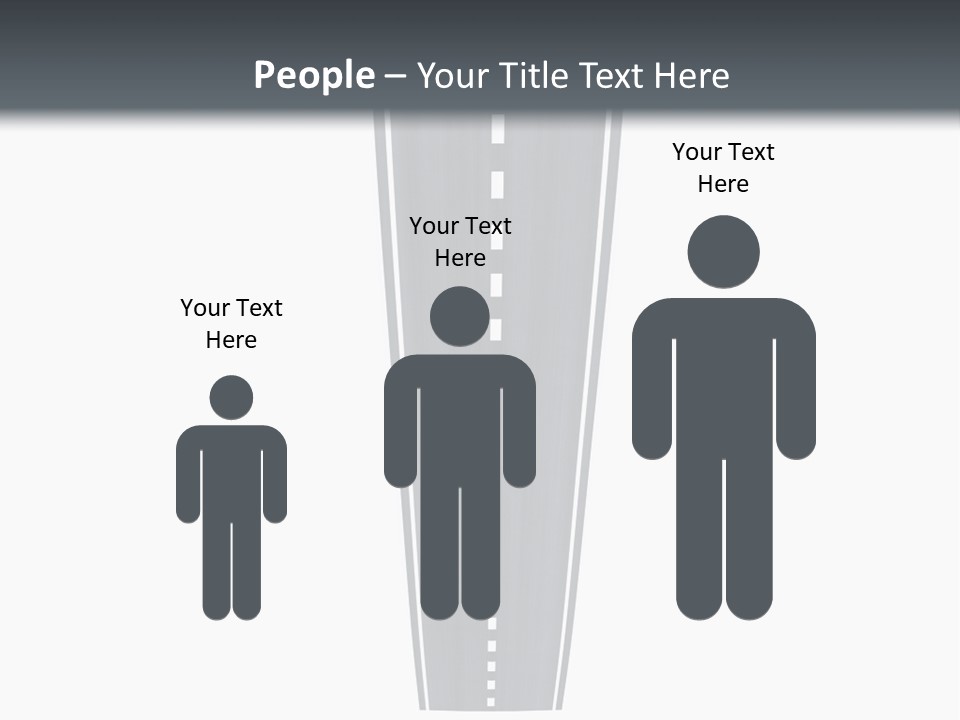 A Brochure With A Picture Of A Tall Building PowerPoint Template