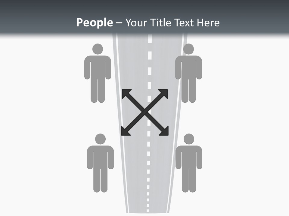 A Brochure With A Picture Of A Tall Building PowerPoint Template