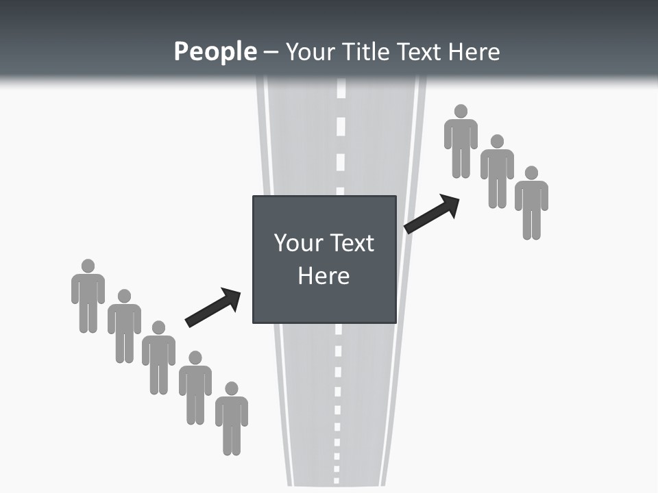 A Brochure With A Picture Of A Tall Building PowerPoint Template