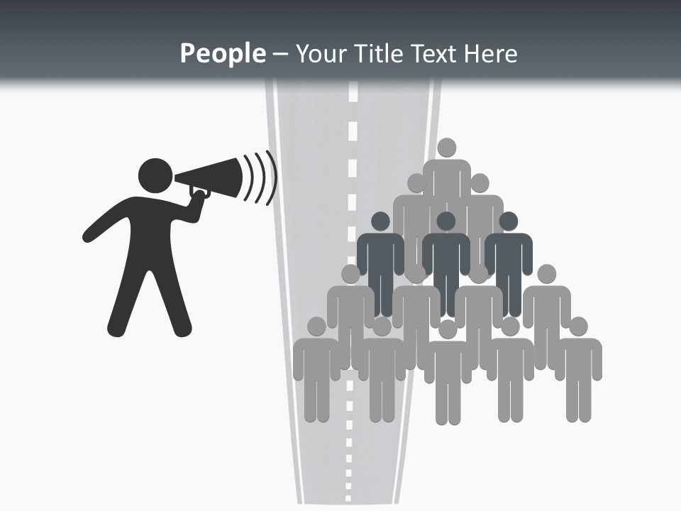 A Brochure With A Picture Of A Tall Building PowerPoint Template