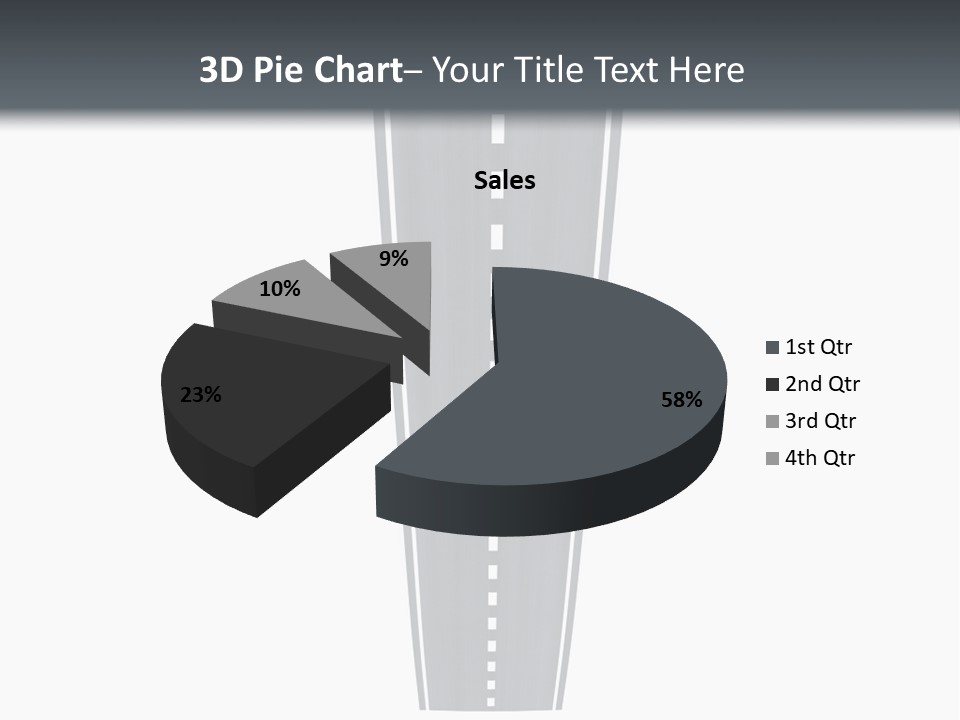 A Brochure With A Picture Of A Tall Building PowerPoint Template