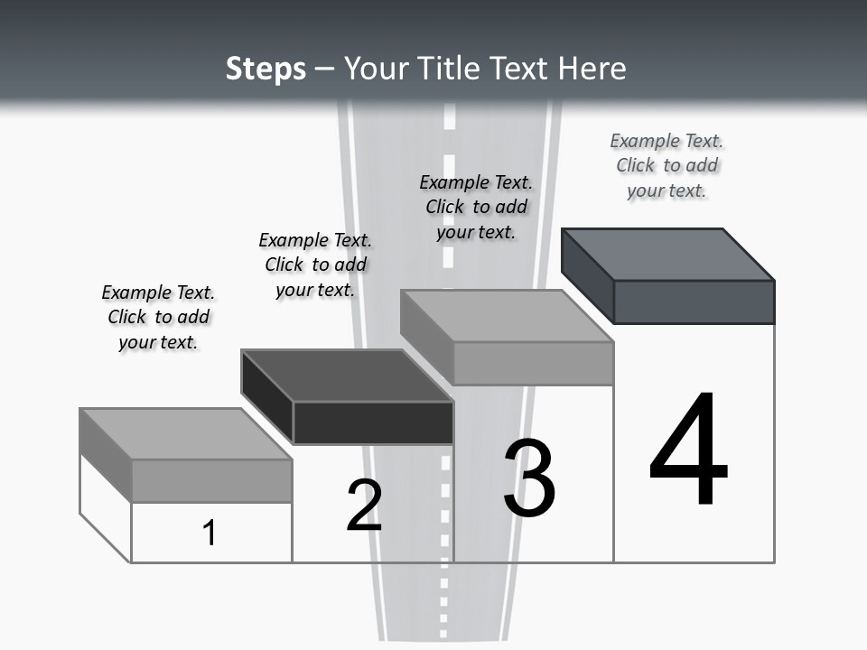 A Brochure With A Picture Of A Tall Building PowerPoint Template