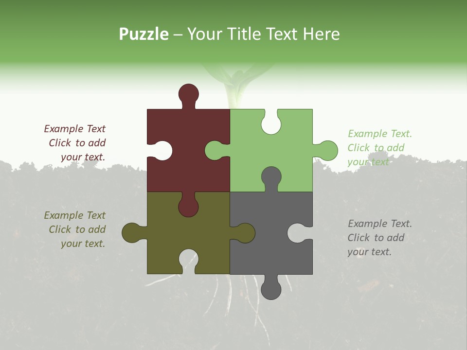 Ground One White PowerPoint Template