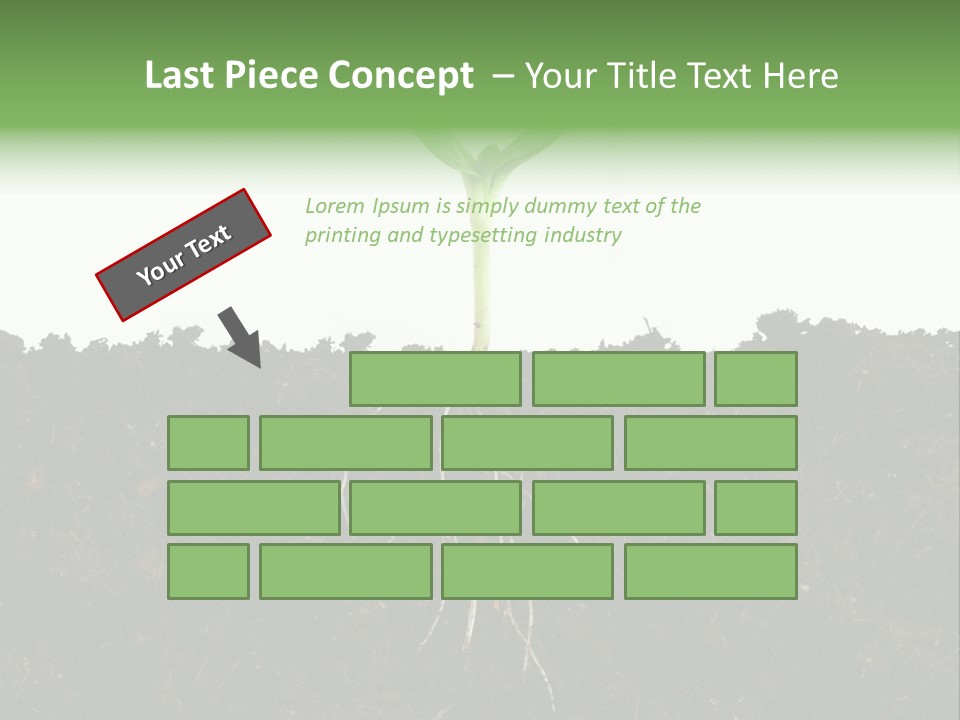 Ground One White PowerPoint Template