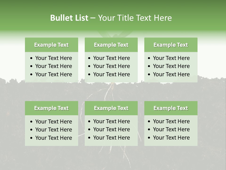 Ground One White PowerPoint Template