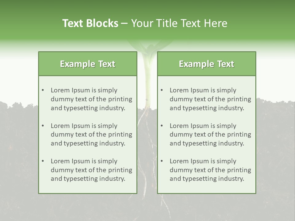 Ground One White PowerPoint Template