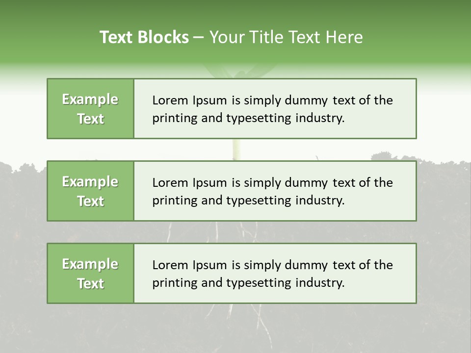 Ground One White PowerPoint Template
