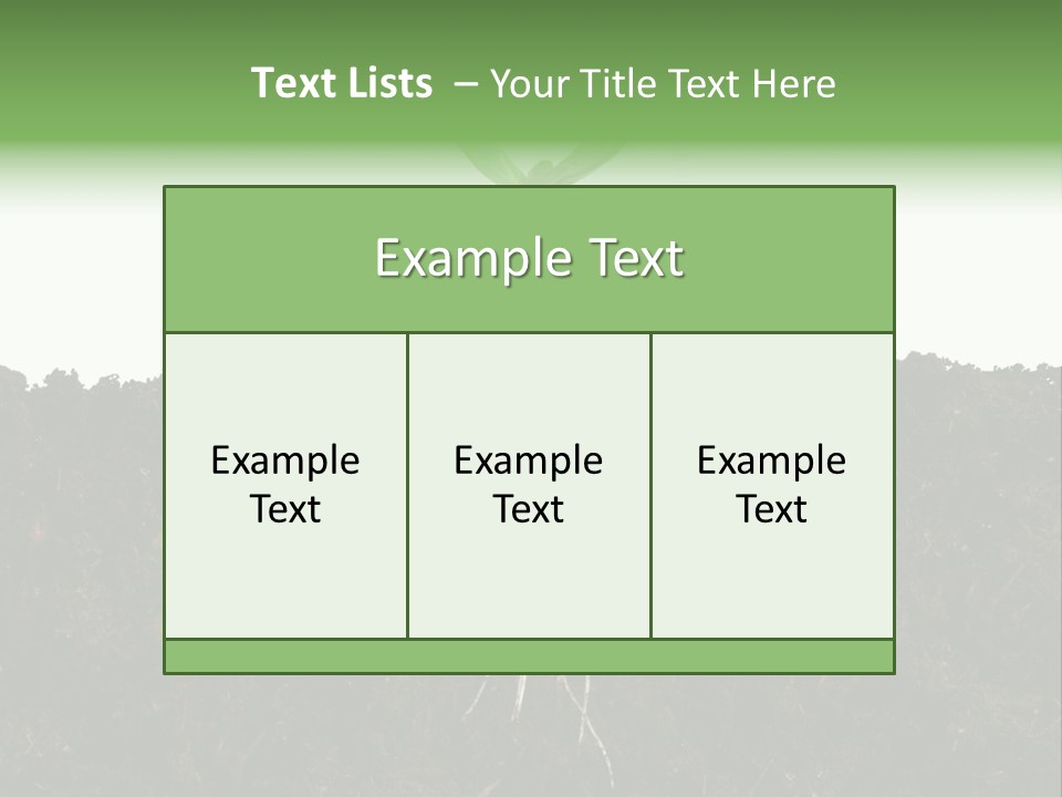 Ground One White PowerPoint Template