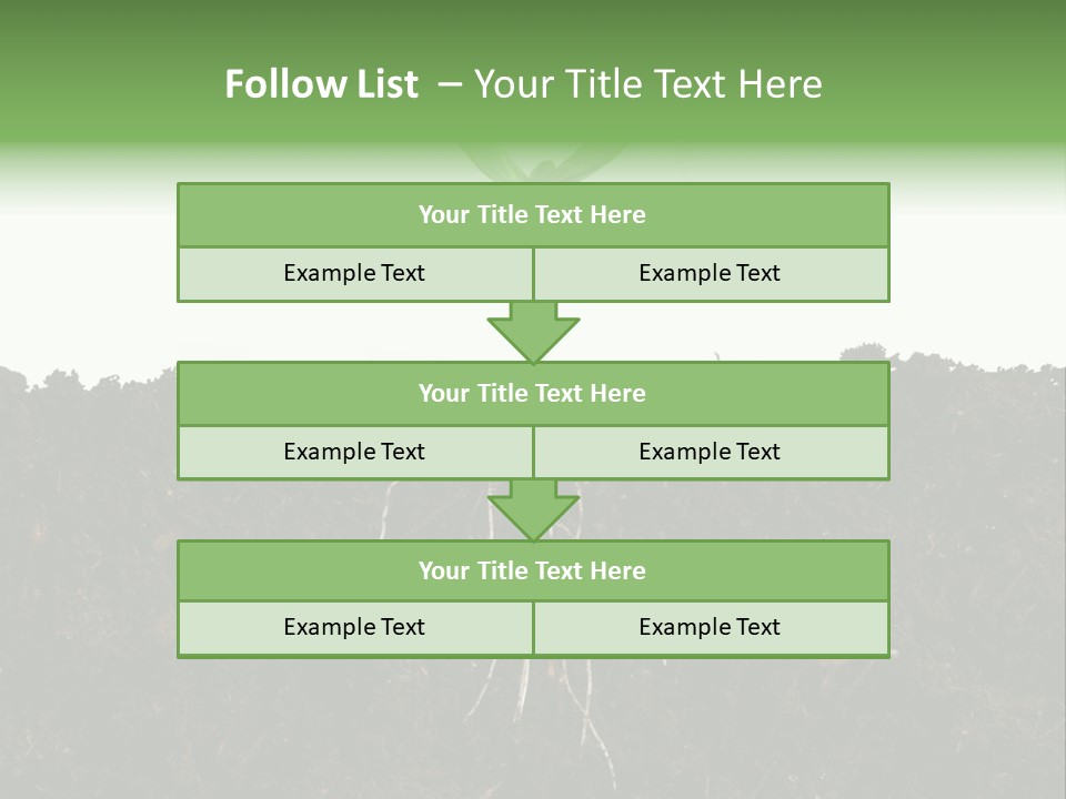 Ground One White PowerPoint Template