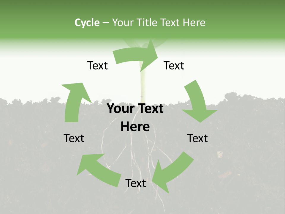 Ground One White PowerPoint Template