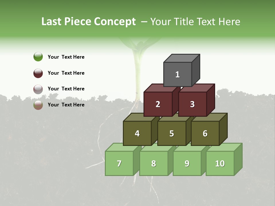 Ground One White PowerPoint Template