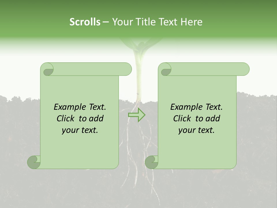 Ground One White PowerPoint Template