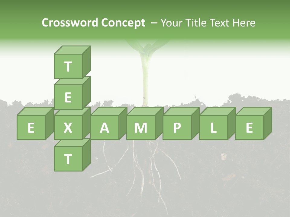 Ground One White PowerPoint Template