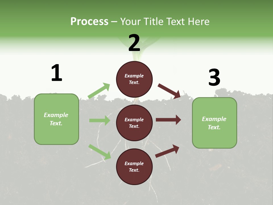 Ground One White PowerPoint Template