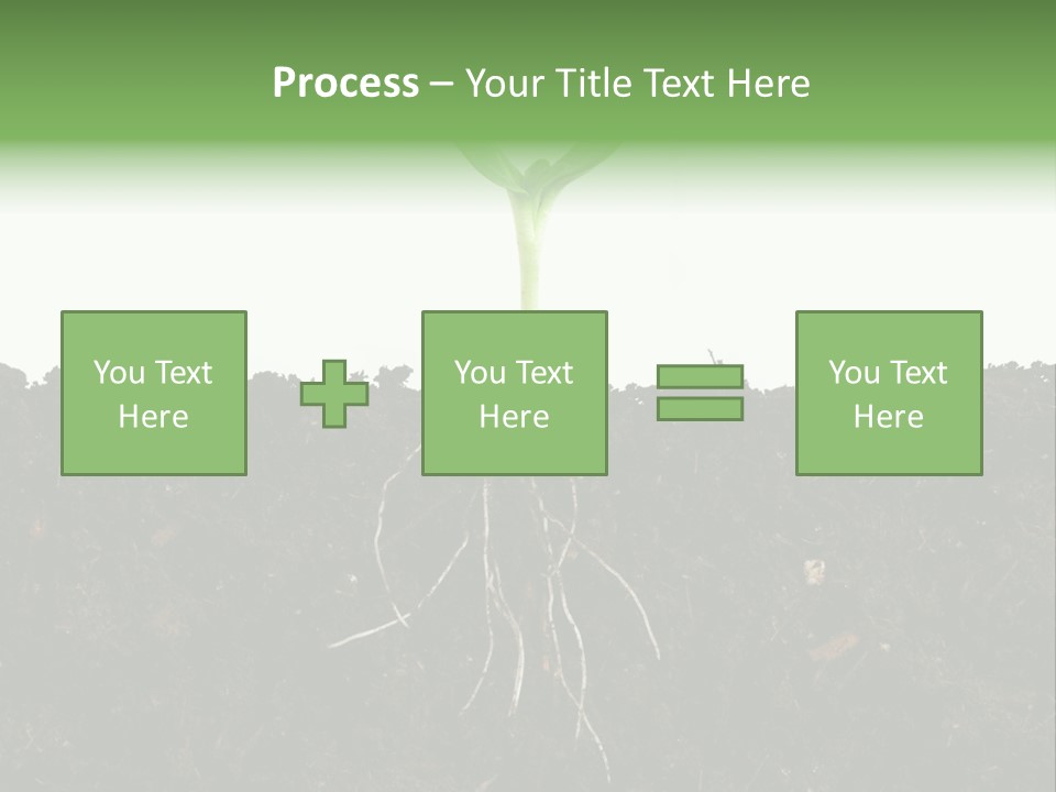 Ground One White PowerPoint Template