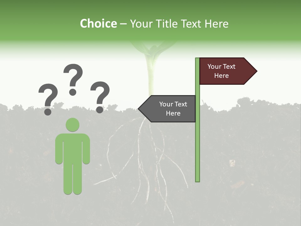 Ground One White PowerPoint Template