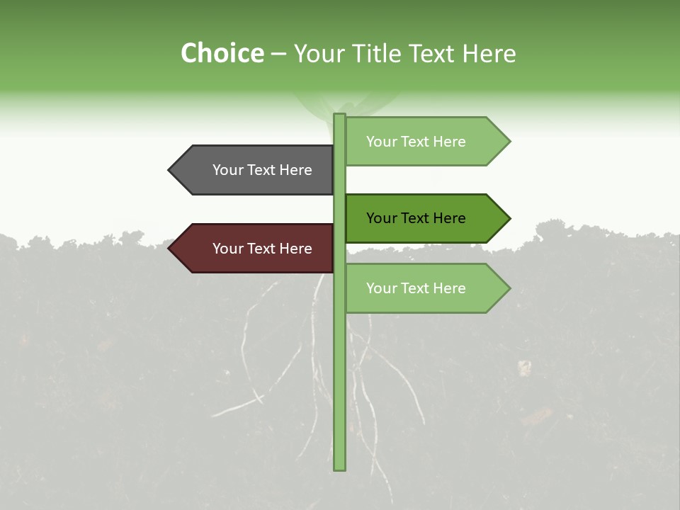 Ground One White PowerPoint Template