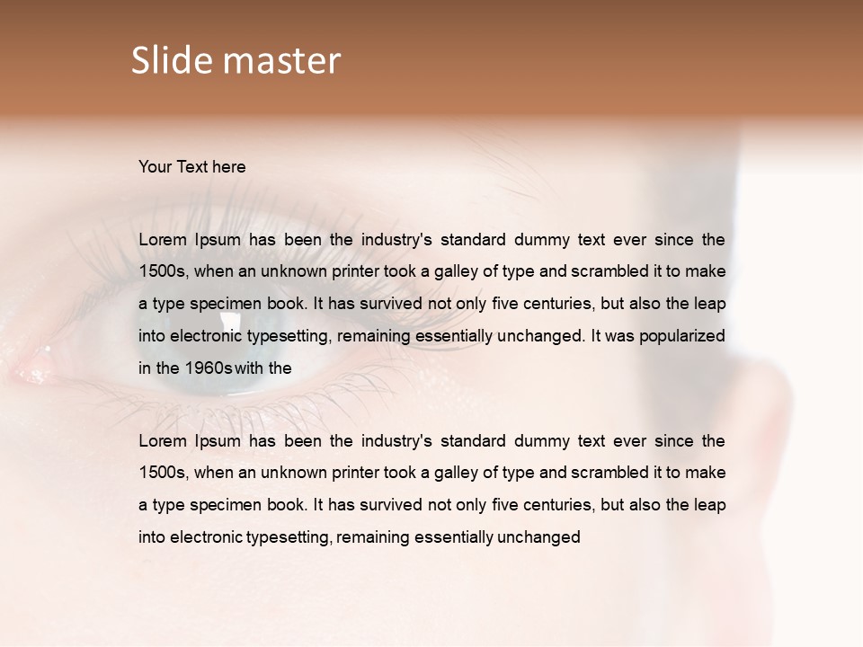 Optic Pretty Cosmetics PowerPoint Template