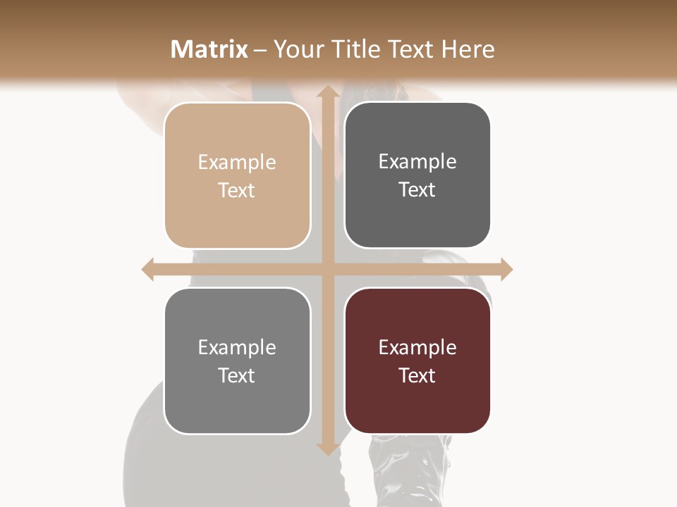 Model Womanhood Glamour PowerPoint Template