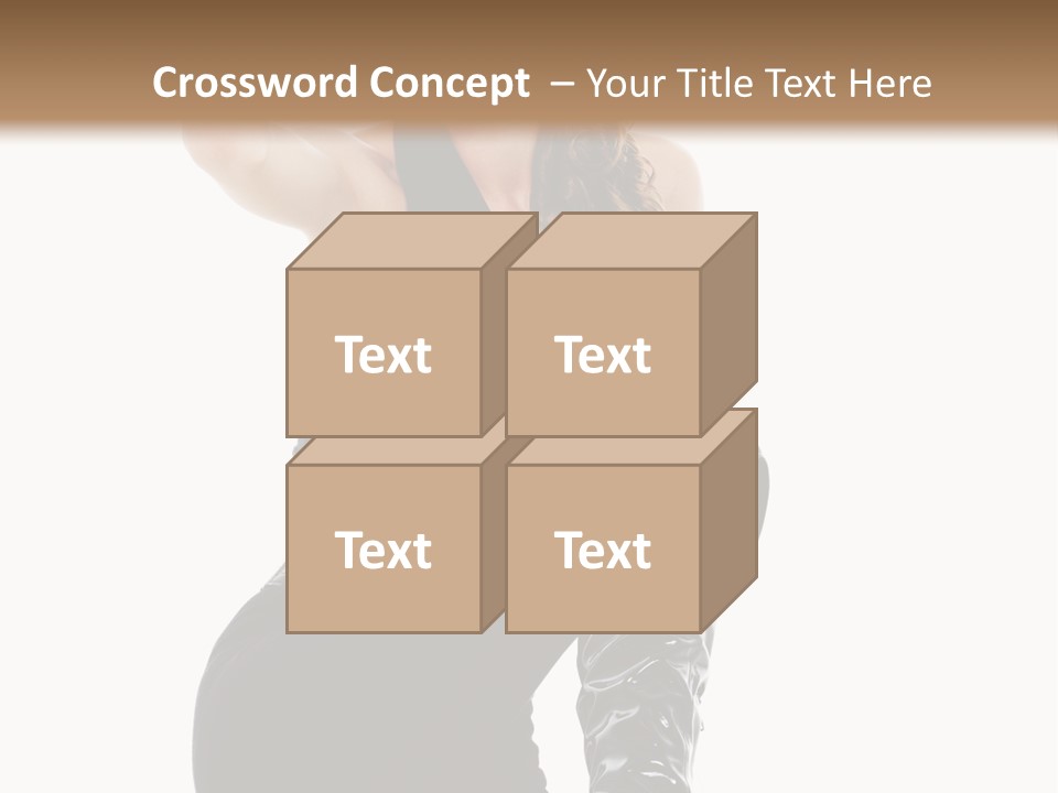 Model Womanhood Glamour PowerPoint Template