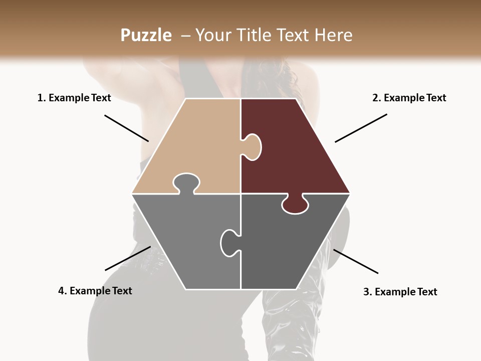 Model Womanhood Glamour PowerPoint Template