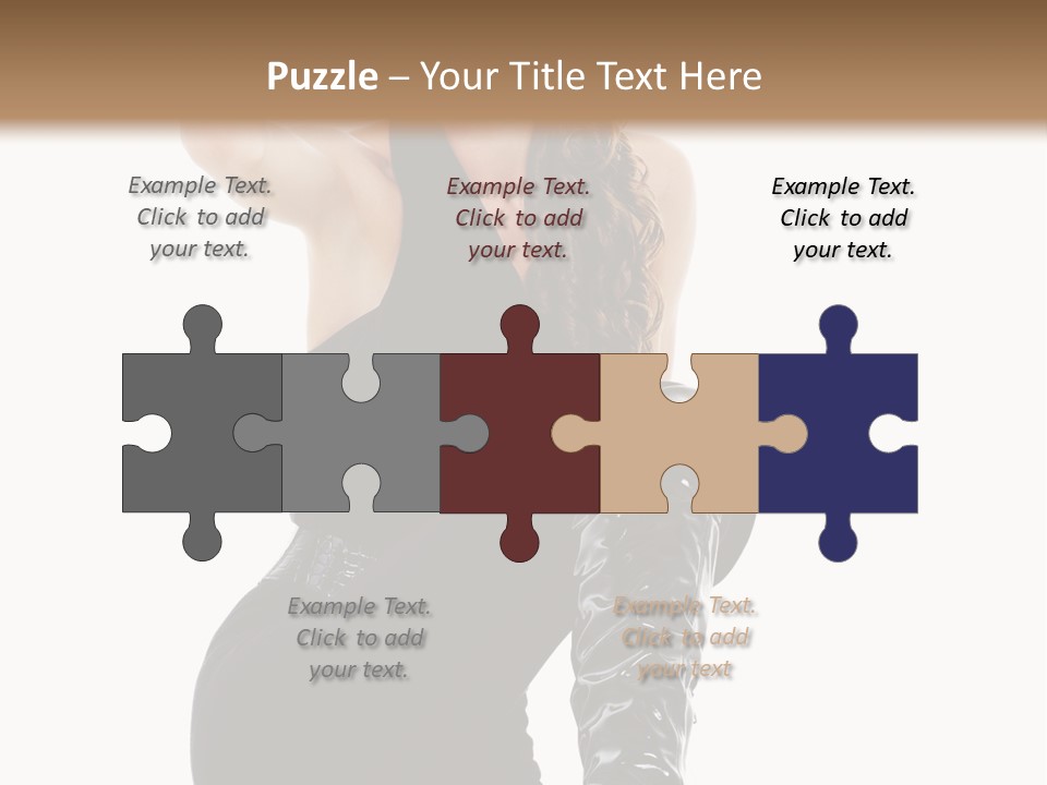 Model Womanhood Glamour PowerPoint Template