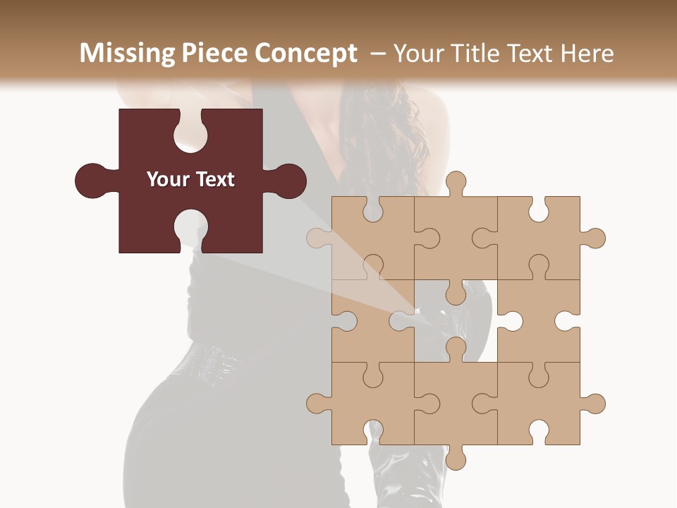 Model Womanhood Glamour PowerPoint Template