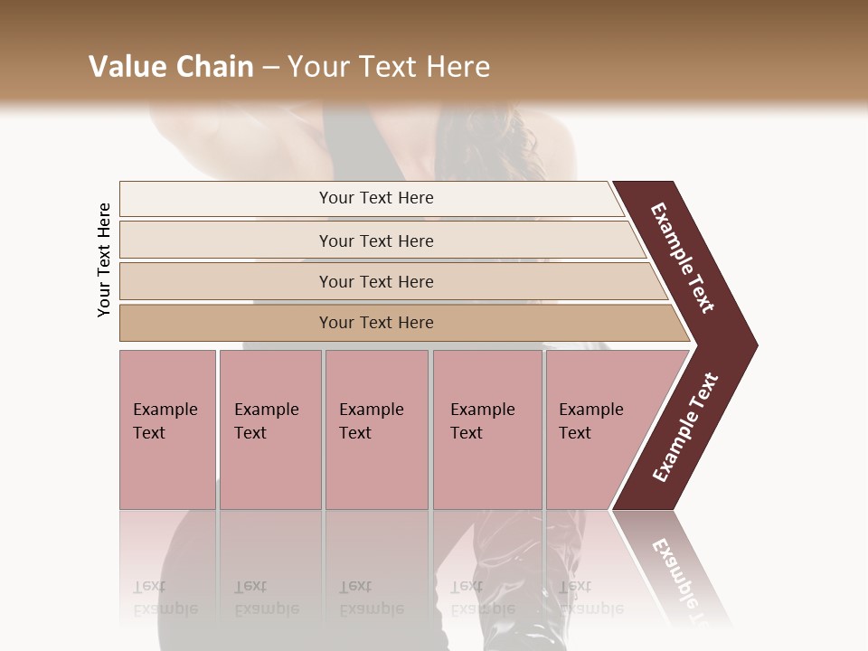 Model Womanhood Glamour PowerPoint Template