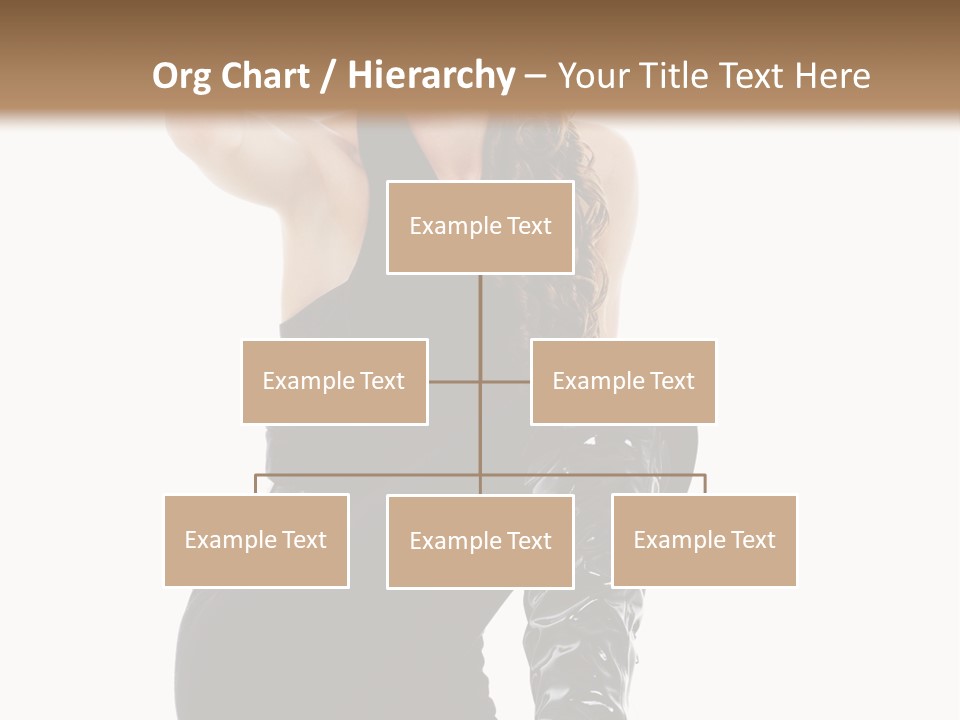 Model Womanhood Glamour PowerPoint Template